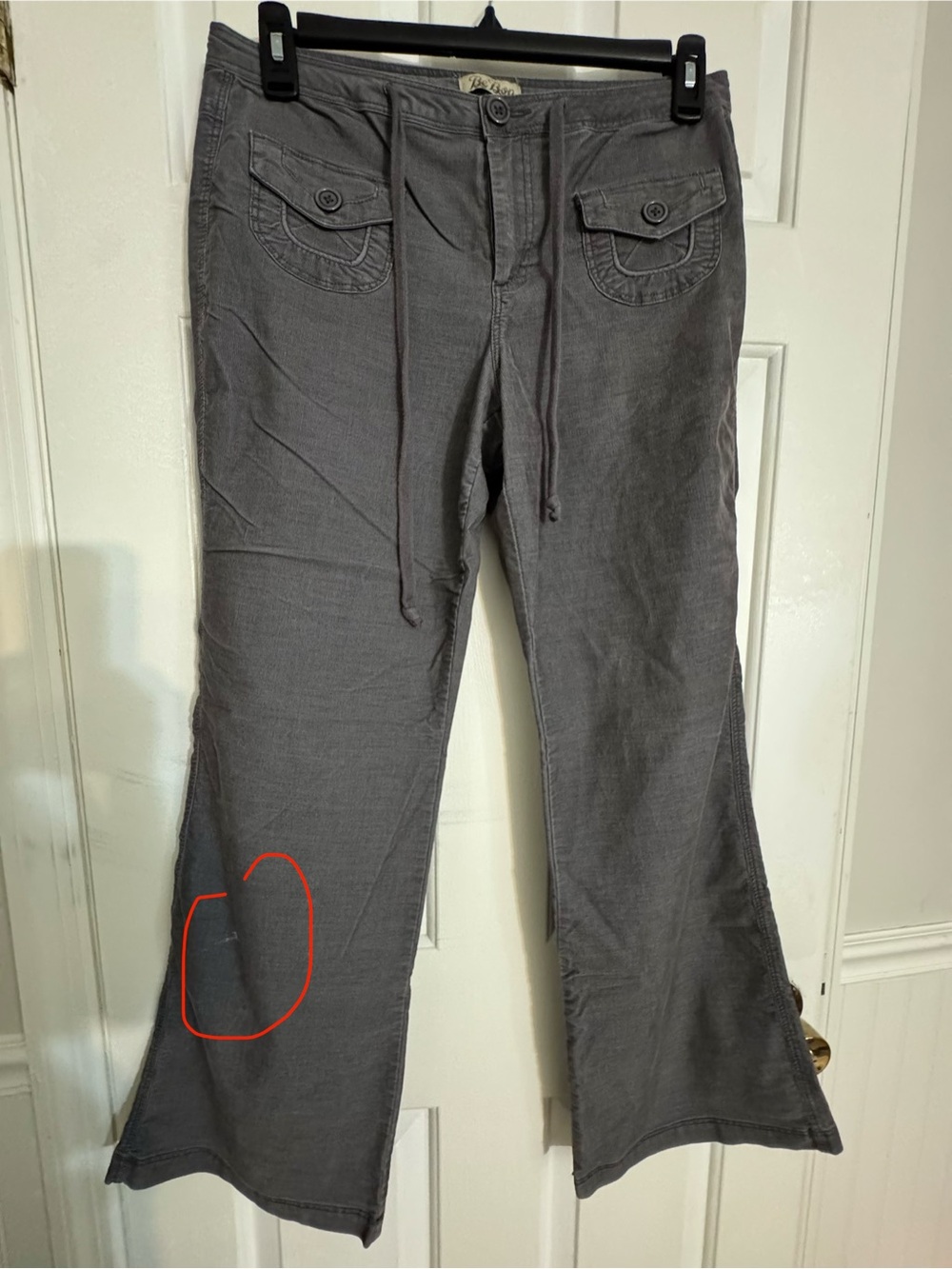 BeBop Wide Leg Pants in Gray